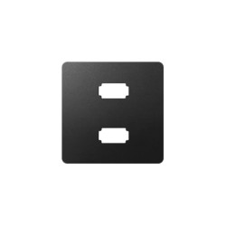 Simon 82 Pokrywa gniazda 2xUSB grafit 8201090-038