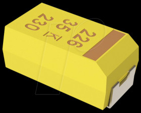 T491A105K025AT SMD Tantalum, 1 µF, 10%, 25V, Case A, 125°C,