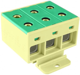 Złączka szynowa jednopolowa ZGX 3x35 mm2 żółto-zielona (Al/Cu) ENE-00493