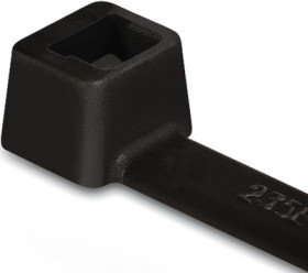 Cable tie, PA, (L x W) 290 x 3.5 mm, bundle-Ø 1.5 to 80 mm, black, -40 to 85 °C, 111-03500
