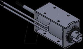 ITS-LS-3830B-D-24VDC Rahmenmagnet, 3830b D, 24 V DC, 8 W, Druckmagnet mit Litze