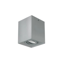 IDEUS OPRAWA SUFITOWA HARY OKRĄGŁA GU10 SILVER