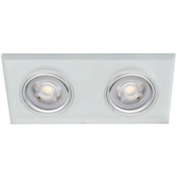 Oprawa szklana GLASSO-2k-f szron podwójna ścięte kanty premiumled