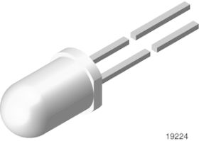 TLCR6800 Ultrabright LED, &#216; 5 mm Untinted Non-Diffused Package