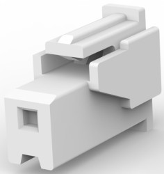 Plug housing, 1 pole, straight, natural, 1-1123823-1