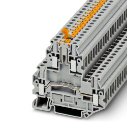 Złączka szynowa z odłącznikiem nożowym Phoenix Contact poziomy: 1 26 → 10AWGŚruba UTTB 4-MT 500 V