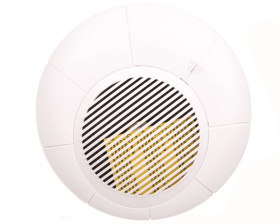 Dzwonek eletroniczny bateryjny 9V IP20 85dB biały KAKADU