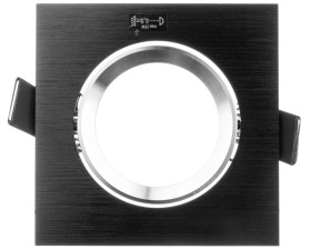 Oprawa punktowa 1x50W GX5,3 IIIkl. 12V IP20 GWEN CT-DTL50-B czarna 18530