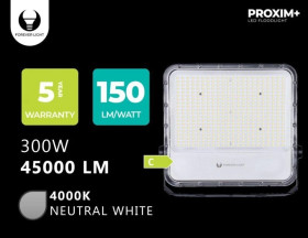 Naświetlacz LED PROXIM+ 300W 4000K 45000lm 230V IP65 Forever Light 150lm/W 5 LAT GWARANCJI