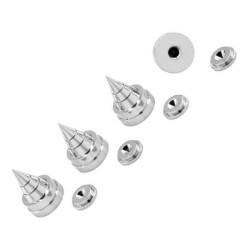 Oehlbach D1C55042 Speaker Spikes S2000 Black Set of 4 Adjustable Height