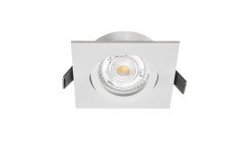 Oczko Sufitowe Kwadratowe Ruchome Ip20 White Ekz312 Milagro