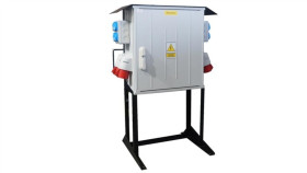 Rozdzielnica Budowlana Erb160a4l, Ip54, Gniazda: 1Xcee 63A, 2Xcee 32A, 1Xcee...