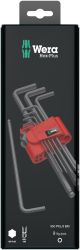 Wera 950 PKL/9 BM SB SiS wewnętrzny sześciokąt Zestaw kluczy trzpieniowych 1.5 mm, 2 mm, 2.5 mm, 3 mm, 4 mm, 5 mm, 6 mm,