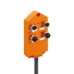 Koncentrator aktuator/sensor z wskaźnikami LED 4-porty gniazda M12 5-polowy 2 sygnały na gniazdo ASBV 4/LED 5-256/10 M