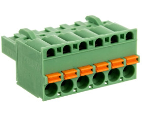 Złączka wtykowa do płytek drukowanych 0,2-2,5mm2 zielona FKCT 2,5/ 6-ST-5,08 1902152 /50szt./