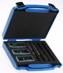 Zestaw do naprawiania gwintów zakres: M8 x 1,25 Böllhoff Wkładki: M8 x 8 mm (x10); M8 x 12 mm (x10); M8 x 16 mm (x10);