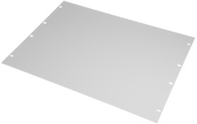 Panel stelażowy Panel przedni do szafy RACK nVent SCHROFF moduły stelażowe 8U szerokość 354.8mm 483 x 354.8mm Szary