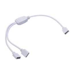 Rozgałeźnik RGB 1na2 LED 4 pin na kablu do taśm LED