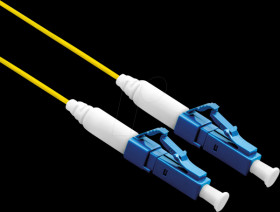 21158846 LWL patch cable, LC simplex, OS2, 9/125 µm, yellow, 7 m