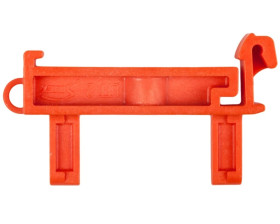 Trzymacz na TS35 do LTF (12-10,Trzymacz pomarańcz. DIN 35mm LTT2 26512008 /10szt./