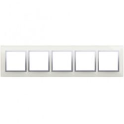 KONTAKT-SIMON 54 Nature Ramka 5-krotna szklana srebrna mgła