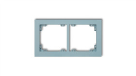 Deco Ramka Podwójna Deco Pastel Matt Lazurowy 48Dr-2