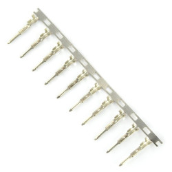 Pin męski do obudowy gniazda raster 2,50mm - 10szt.