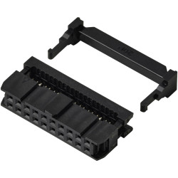 TRU COMPONENTS TC-13537792 Pin connector strain relief 2.54mm 20 pins 2 rows