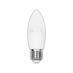 Żarówka LED świecowa mleczna E27 7W