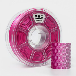 R3D PLA Magic SILK 1.75mm 1kg DUAL Color Rose Red Silver , multi, wielokolorowy, jedwabisty