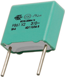 MP suppression capacitor, 47 nF, ±20 %, 630 V (DC), PP, 10 mm, F861AE473M310A