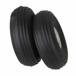 Model Wheel 2.50" Foam - 63mm - H23mm - Axle 3.1mm