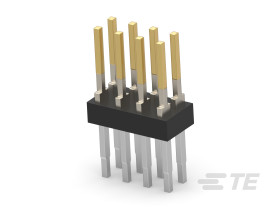 Listwa stykowa PCB 8-pinowe AMPMODU raster: 2.54 mm Pionowy 2-rzędowe TE Connectivity Płyta Bez osłony