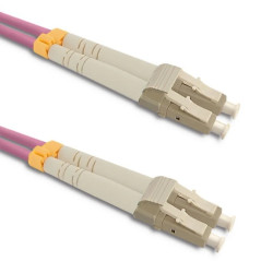 Qoltec Patchcord światłowodowy LC/UPC - LC/UPC Multimode 50/125 OM4 Duplex 5m