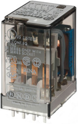 Relay, 4 Form C (NO/NC), 24 V (DC), 600 Ω, 7 A, 250 V (AC), 55.14.9.024.5000