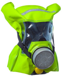 Maska oddechowa 300 x 90 x 160 mm Żółty Filtrujące urządzenie ucieczkowe