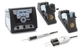 Stacja lutownicza Weller 2-wyjściowa Lutowanie 255W Lutowanie i naprawy Typ F — wtyczka Schuko, typ G — brytyjski