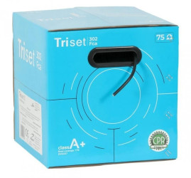 Przewód koncentryczny antenowy RG-6 Triset 302+żel 1,02/4,8/7,0 250m