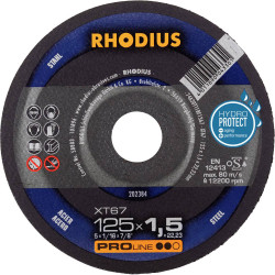 Rhodius 202384 Cutting disc steel straight 125 mm steel cutting discs