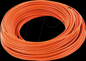 KD05OR10 copper wire 0.5mm 10m orange