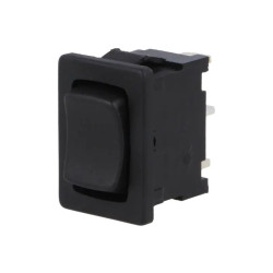 Przełącznik 3poz.(ON)-OFF-(ON) ROCKER 6A 250V konektory
