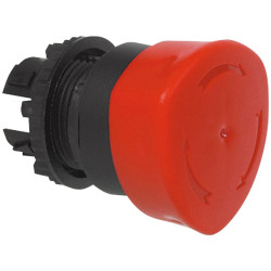 BACO Mushroom L22ED01 Red Non-illuminated 40mm Push Button Switch with Engraving
