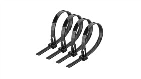 Opaska Kablowa Wielokrotnego Użytku 8X250mm, Czarny (100 Szt/Op) (37-177)