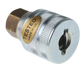 Szybkozłączka pneumatyczna Parker G 1/4 żeńskie rodzaj Żeński Gwintowany Aluminium 1/4in