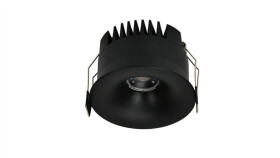 Oczko Podtynkowe Okrągłe Zyra Czarne Led Cct O Zakresie Barw...