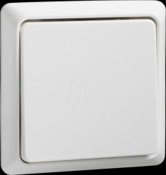 506104 Push button 42V/1A, flush-mounted, 1 NO, RENOVATION, pure white