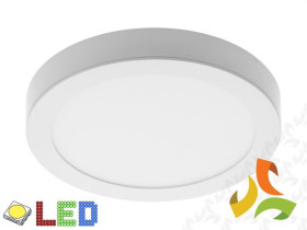 Oprawa downlight LED SAMBA 2w1 20W 1600lm 4000K IP40 natynkowa/wpuszczana biała LD-SMBOK20W-21 GTV