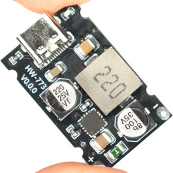 Moduł przetwornica ładowarka step-down USB-C 65W QC 3.0 PD 3.1 8V-30V