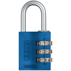 ABUS 46577 145/30 30mm Aluminium Combination Padlock Blue