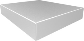 Aluminum enclosure, (L x W x H) 305 x 254 x 51 mm, natural, 1444-29